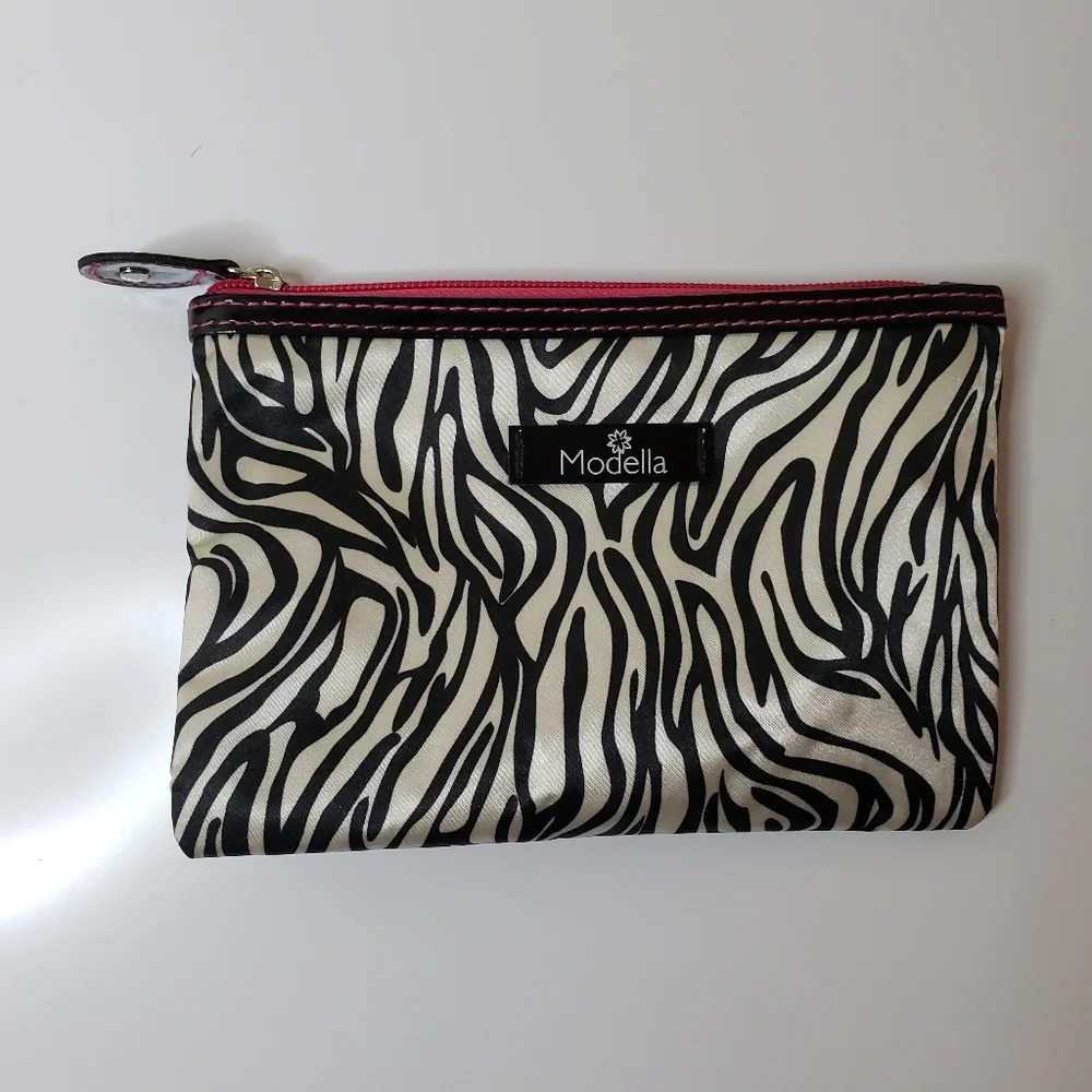 Small Zebra Cosmetic Bag